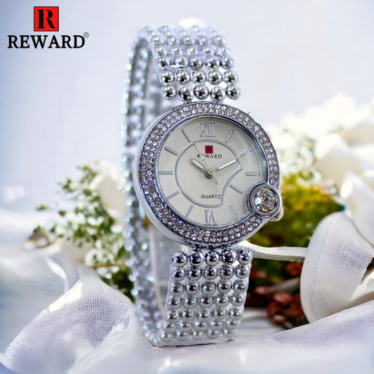 REWARD Two-Tone Watch with Diamond Accents