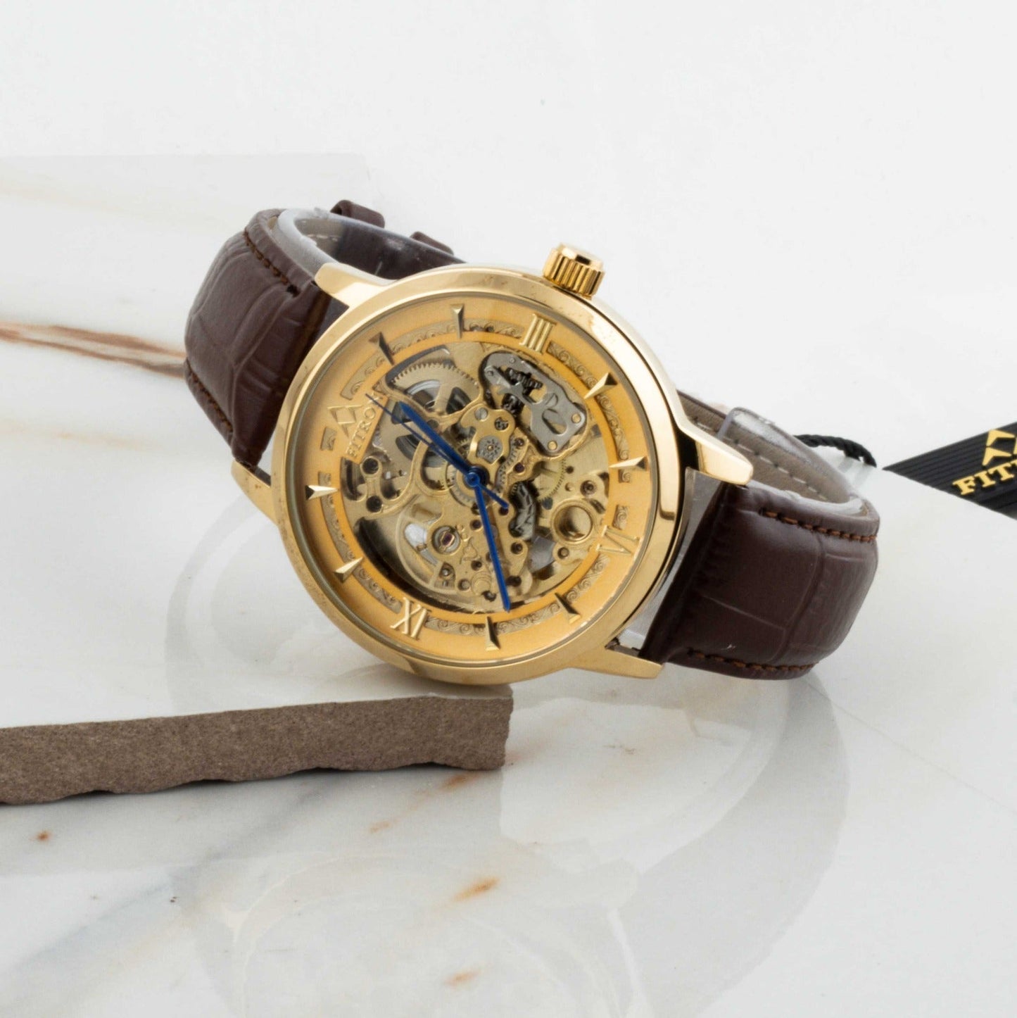 FITRON Skeleton Automatic Watch